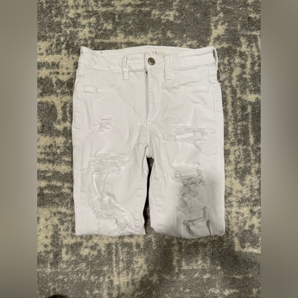 AMERICAN 🦅 EAGLE Next Level Stretch™️ Distressed Skinny Jeans